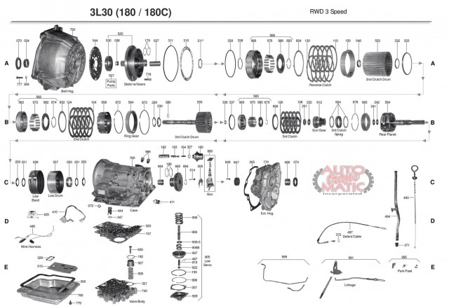 АКПП - 3L30, TH180